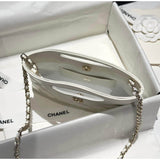 31 Mini Shopping Bag Chain Clutch Shiny Lambskin AS3656