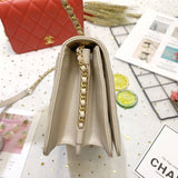 Calf Leather Single Flap Bag AS8869