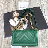 Calfskin Small Boy Handbag A67085