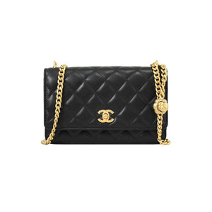 CC Camellia Crush Wallet On Chain Lambskin AP3297