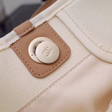 Canvas Large Deauville Pearl Tote Bag A66941