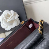 Caviar Quilted Wallet On Chain Woc A33814