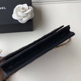 Caviar Quilted Wallet On Chain Woc A33814