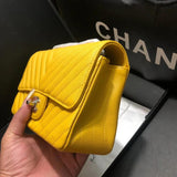 Chevron Caviar Leathe 20cm Classic Flap Bag 1116
