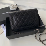 Classic Lambskin Wallet On Chain WOC AP0250