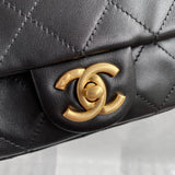 Crystal Pearls Chain Flap Bag AS2210