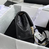 Crystal Pearls Chain Flap Bag AS2210