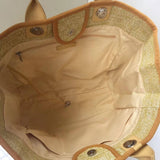 Deauville Tote 38cm Canvas Bag A66941 Apricot/Gold