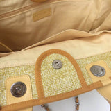 Deauville Tote 38cm Canvas Bag A66941 Apricot/Gold
