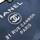 Deauville Tote 38cm Canvas Bag A66941 Blue