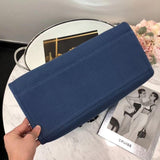 Deauville Tote 38cm Canvas Bag A66941 Blue