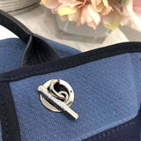 Deauville Tote 38cm Canvas Bag A66941 Blue