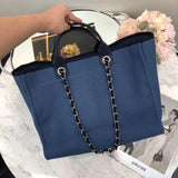 Deauville Tote 38cm Canvas Bag A66941 Blue