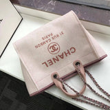 Deauville Tote 38cm Canvas Bag A66941 Bubblegum Pink