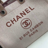 Deauville Tote 38cm Canvas Bag A66941 Bubblegum Pink