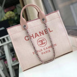 Deauville Tote 38cm Canvas Bag A66941 Bubblegum Pink