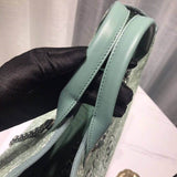 Deauville Tote 38cm Canvas Bag A66941 Fig Green