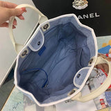 Deauville Tote 38cm Canvas Bag A66941 Light Blue