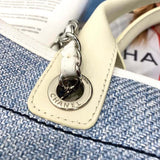Deauville Tote 38cm Canvas Bag A66941 Light Blue