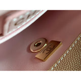 Grained Calfskin Mini Flap Bag with Top Handle 99003