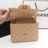 Lambskin 17cm Classic Flap Bag 1115