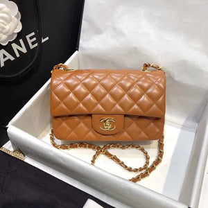 CC Lambskin 20cm Classic Flap Bag 1116