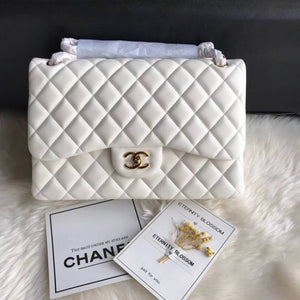 CC Lambskin 30cm Classic Flap Bag A1113