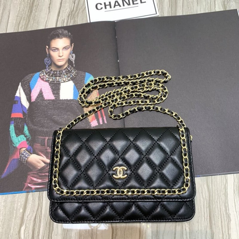 CC Lambskin Chain Bag 86058