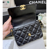 Lambskin Flap Bag AS4423 Black