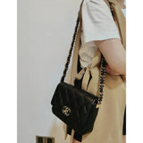 Lambskin Flap Bag AS4423 Black