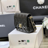 Lambskin Flap Bag AS4423 Black