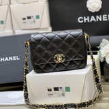 Lambskin Flap Bag AS4423 Black