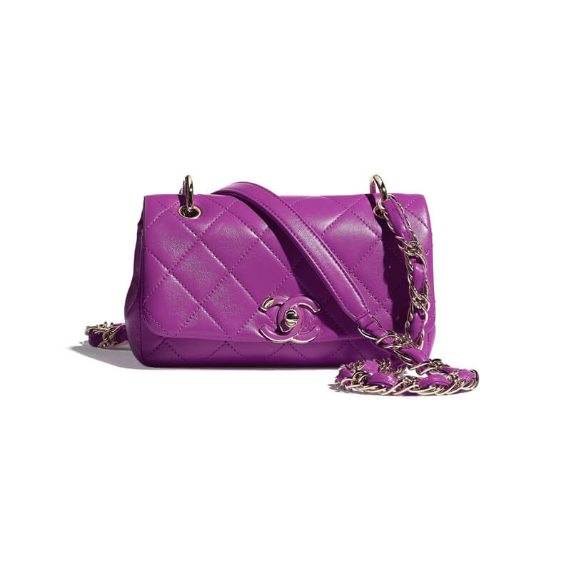 CC Lambskin Small Flap Bag AS2317