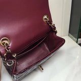 Pantent Leather 17cm Classic Flap Bag 1115