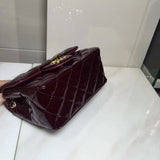 Pantent Leather 17cm Classic Flap Bag 1115