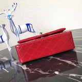 Pantent Leather 20cm Classic Flap Bag 1116