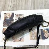 Quilted Caviar Clafskin Waist Bag S0929