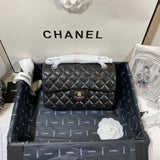 Small Classic Double Flap Bag A01113 in Lambskin