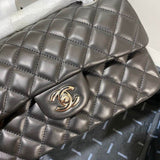 Small Classic Double Flap Bag A01113 in Lambskin
