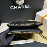 Small Tote in Black Grained Calfskin AS3470