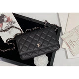 CC Wallet on Chain Caviar Gold Hardware Bag 528725
