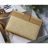 30 Montaigne Bag Natural Cannage Raffia M9203