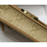 30 Montaigne Bag Natural Cannage Raffia M9203