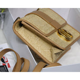 30 Montaigne Bag Natural Cannage Raffia M9203
