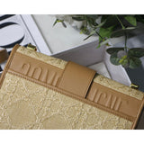 30 Montaigne Bag Natural Cannage Raffia M9203