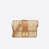 Christian   30 Montaigne Bag Natural Cannage Raffia M9203