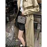 30 Montaigne Box Bag Blue Oblique Jacquard S2141