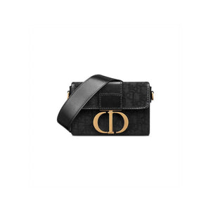 Christian   30 Montaigne Box Bag Oblique Jacquard M9204
