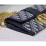 30 Montaigne Jacquard Canvas Clutch Bag M9206