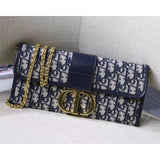 30 Montaigne Jacquard Canvas Clutch Bag M9206